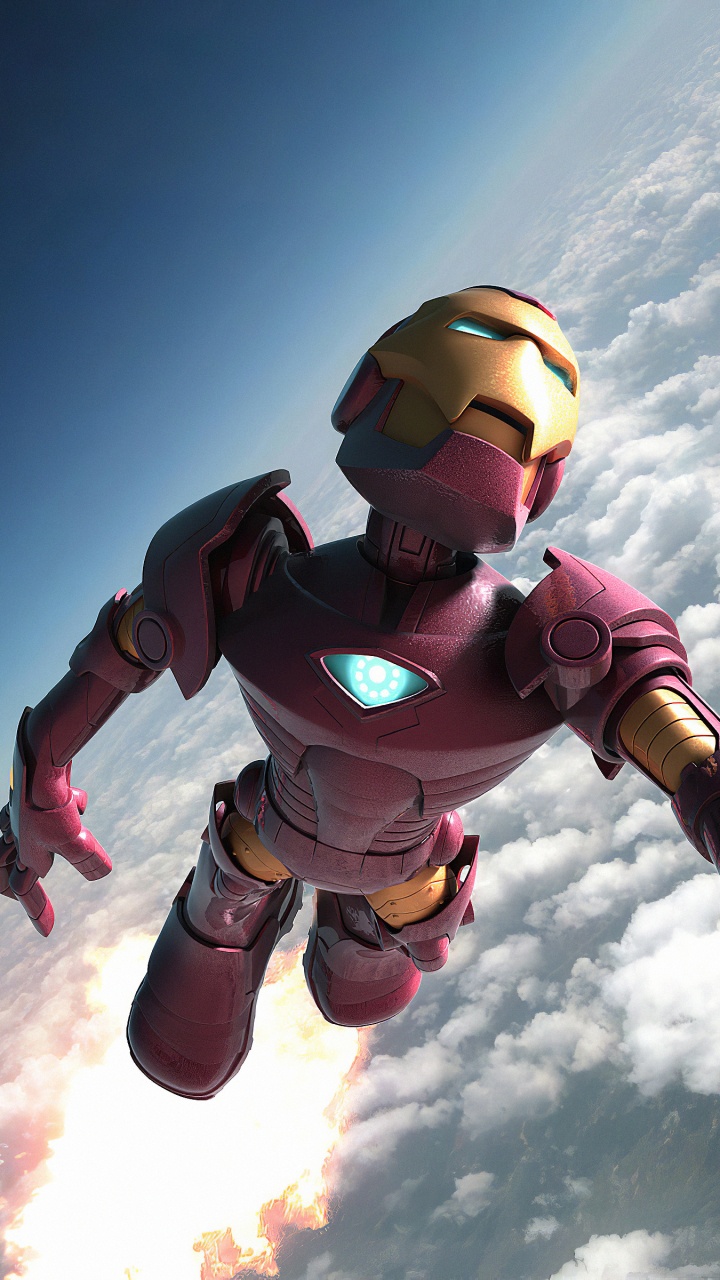 Person in Blue and White Helmet and Black and White Jacket Under Blue Sky During Daytime. Wallpaper in 720x1280 Resolution