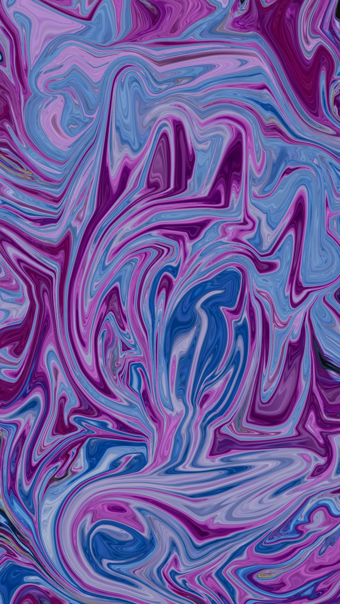 Peinture Abstraite Rose et Verte. Wallpaper in 1080x1920 Resolution