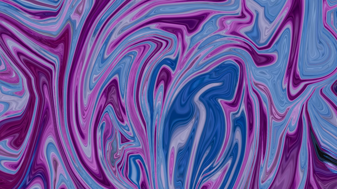 Peinture Abstraite Rose et Verte. Wallpaper in 1366x768 Resolution