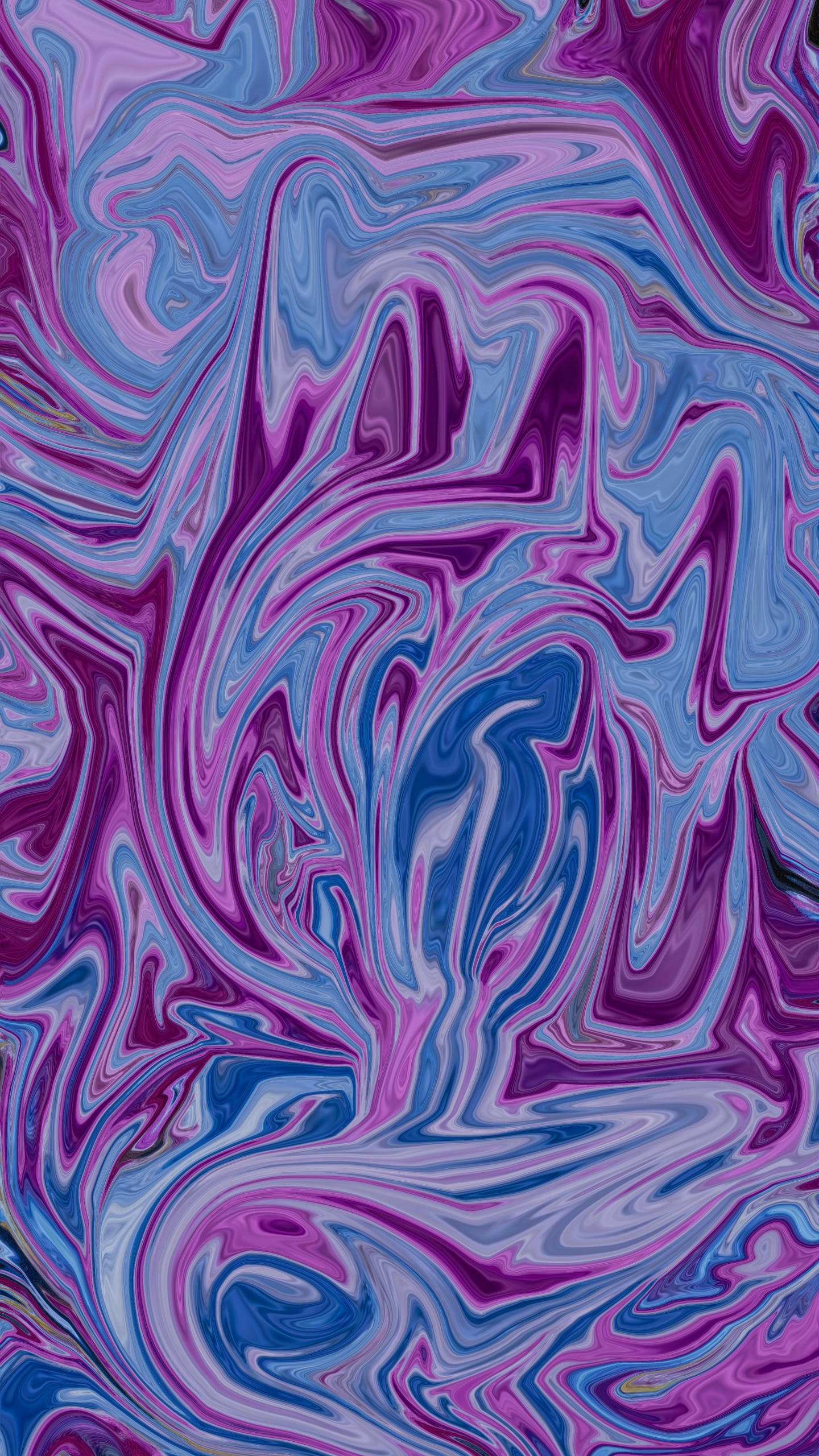 Rosa Und Grüne Abstrakte Malerei. Wallpaper in 1440x2560 Resolution