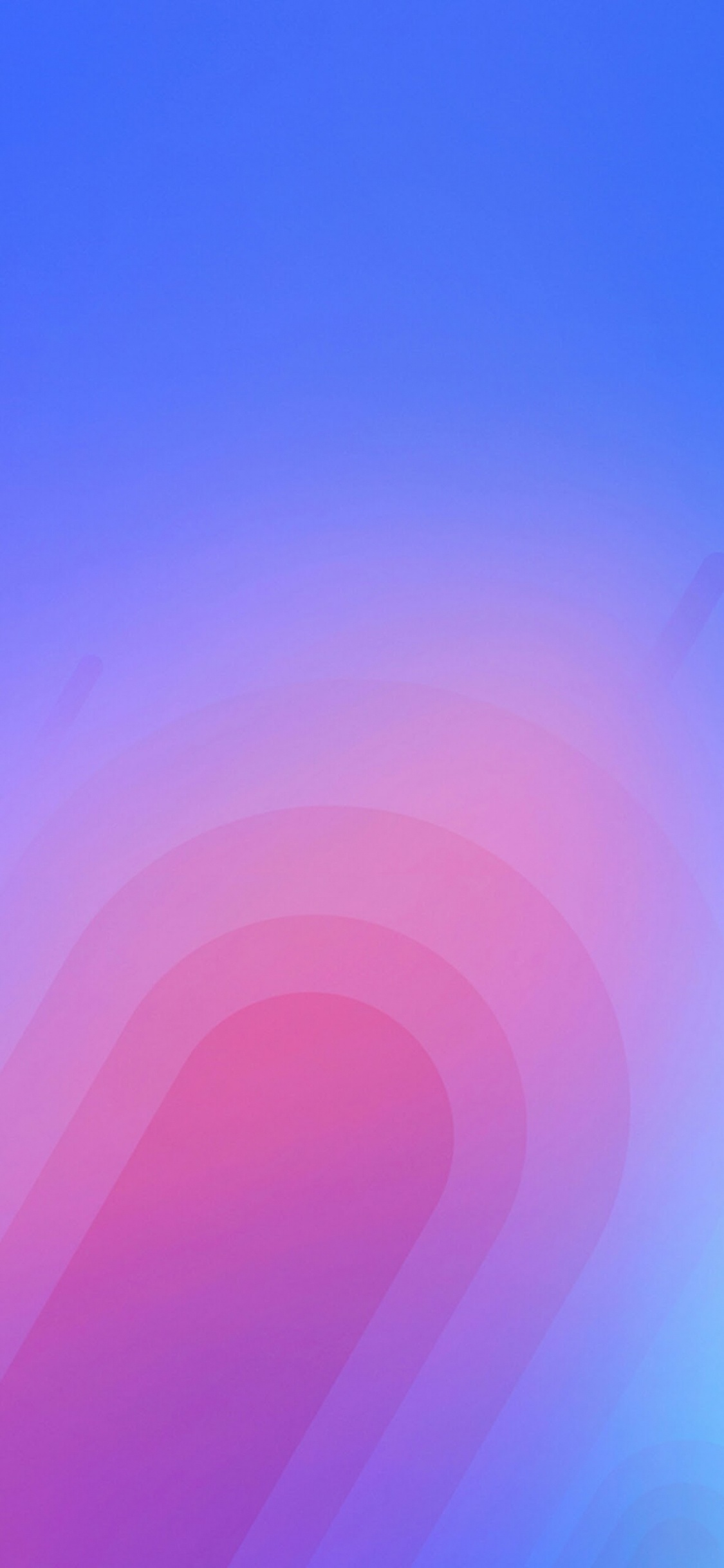 Nota Meizu M1, Infinix, Azul, Morado, Magenta. Wallpaper in 1125x2436 Resolution
