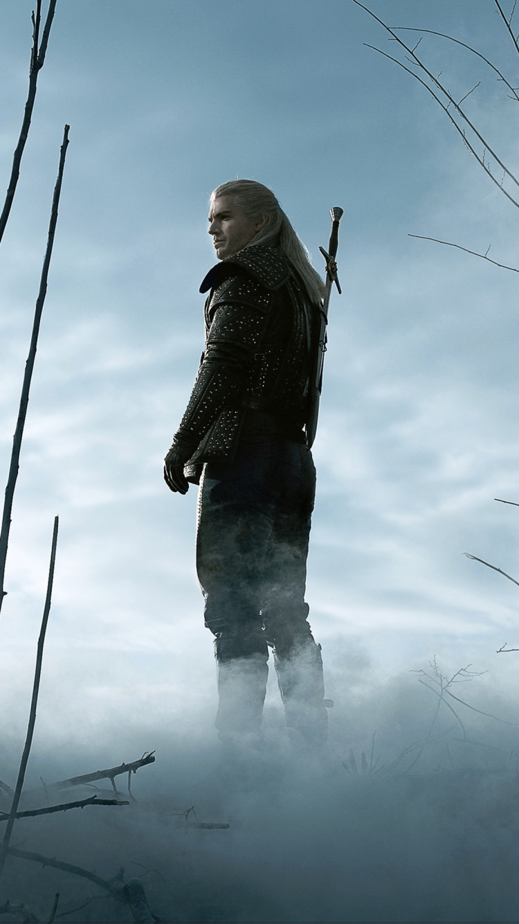 The Witcher, Henry Cavill, Geralt de Rivia, Yennefer, Ciri. Wallpaper in 750x1334 Resolution