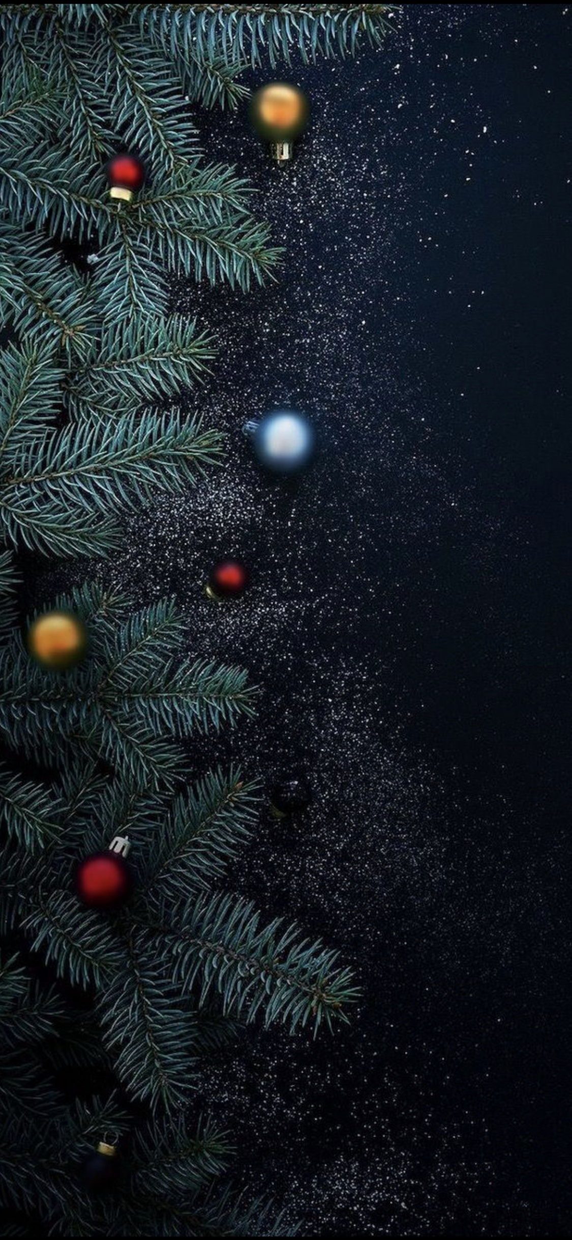 Nouvelle Année, Arbre de Noël, Le Jour De Noël, Ornement de Noël, Rameau. Wallpaper in 1125x2436 Resolution