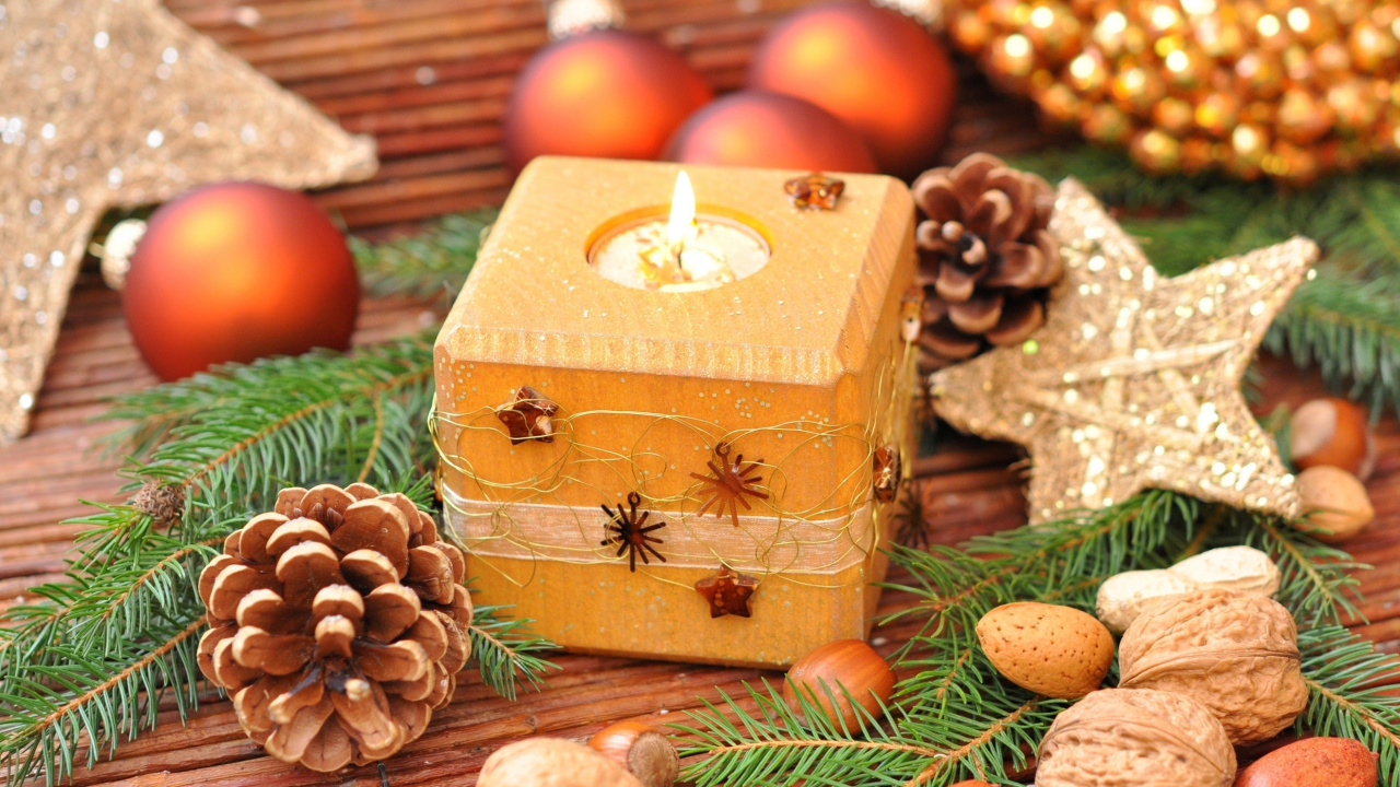 New Year, Christmas Day, Christmas Decoration, Christmas Ornament, Christmas. Wallpaper in 1280x720 Resolution