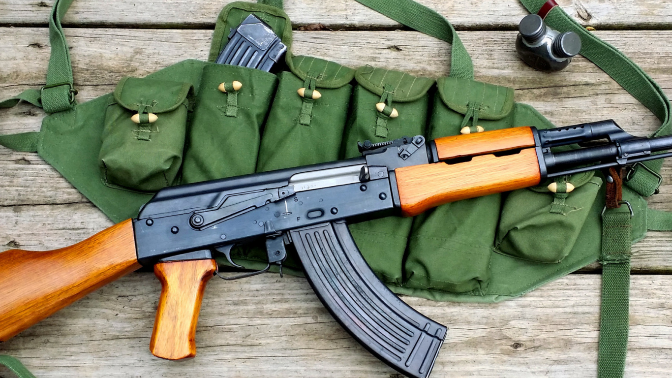 Rifle de Asalto Tipo 56, Arma, Ak-74, Airsoft, Gatillo. Wallpaper in 1366x768 Resolution