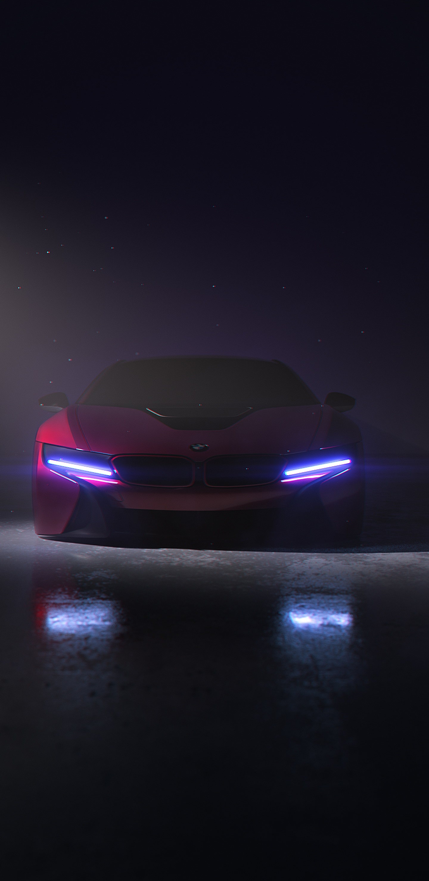 BMW, BMW M3 2023, Lumière, L'éclairage Automobile, la Berline Sport. Wallpaper in 1440x2960 Resolution