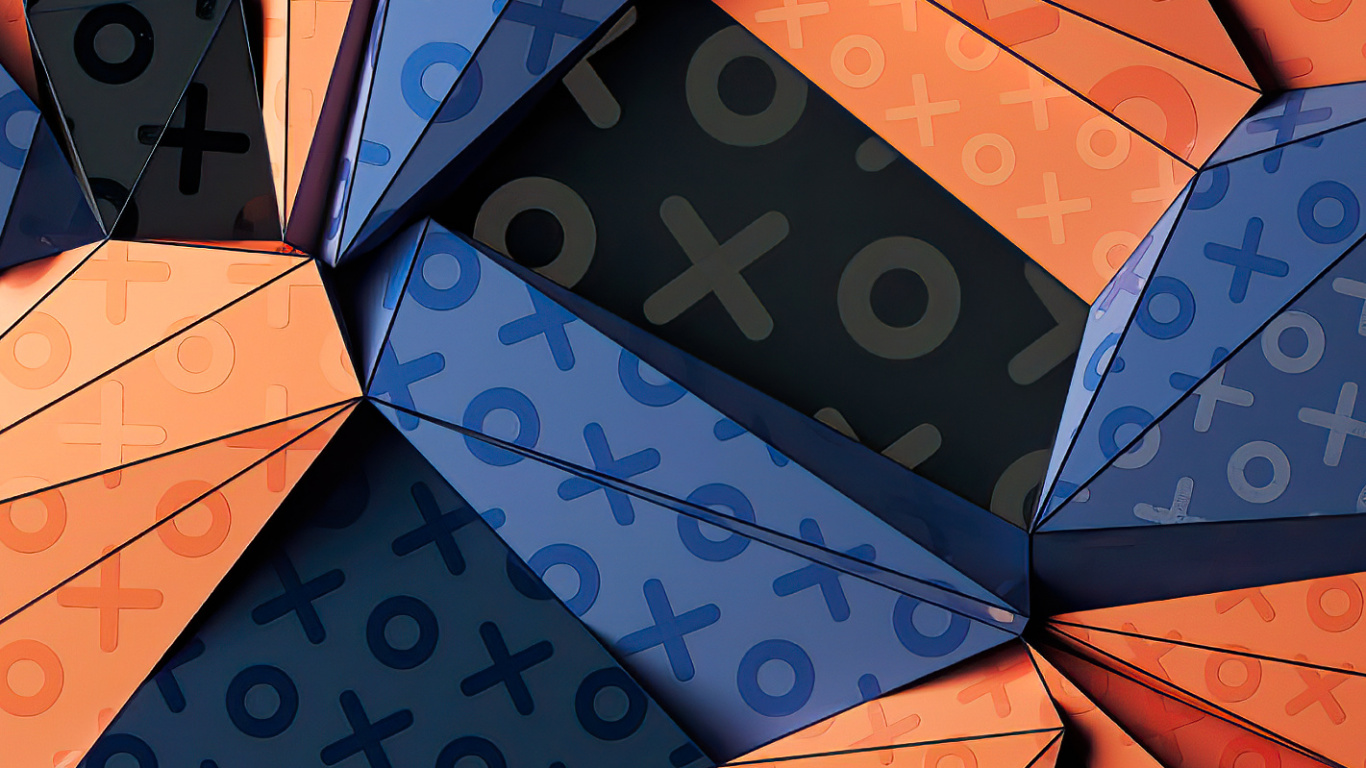 Triangle, Graphisme, la Pureté de la Couleur, Azure, Textile. Wallpaper in 1366x768 Resolution