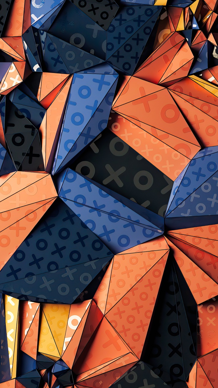 Triangle, Graphisme, la Pureté de la Couleur, Azure, Textile. Wallpaper in 720x1280 Resolution