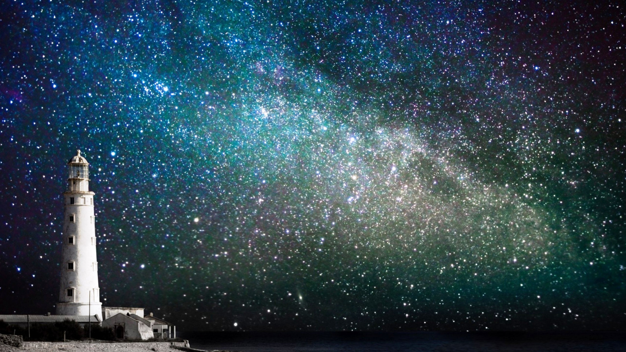 Maison Blanche et Noire Sous Ciel Bleu. Wallpaper in 1280x720 Resolution