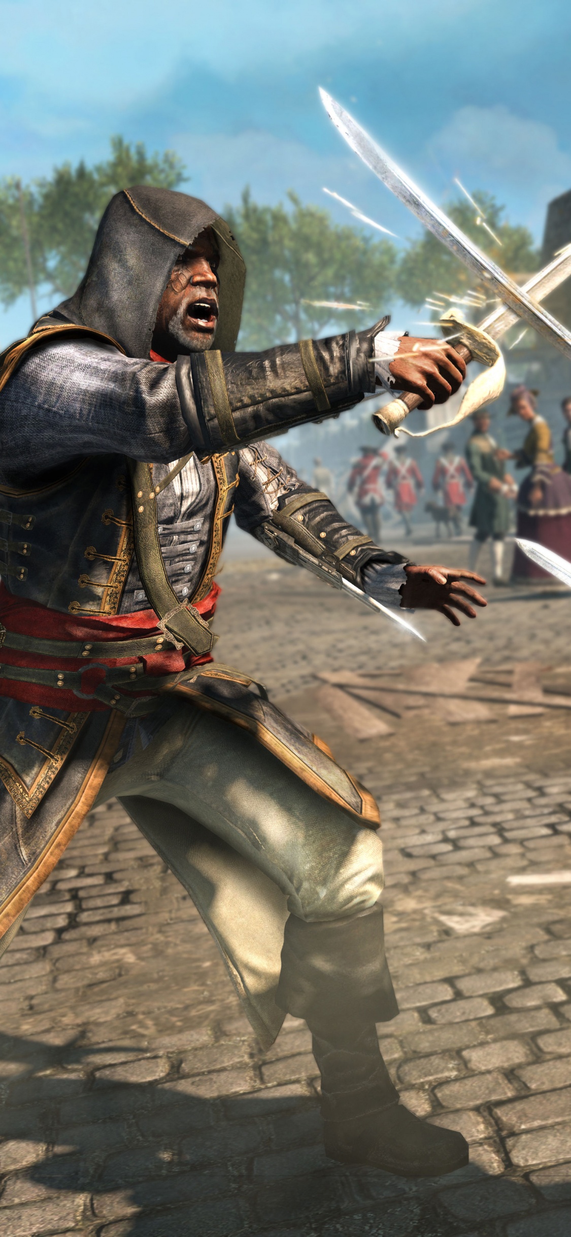 Assassins Creed Rogue, Assassins Creed Brotherhood, Ubisoft, Jeu Pc, Bataille. Wallpaper in 1125x2436 Resolution