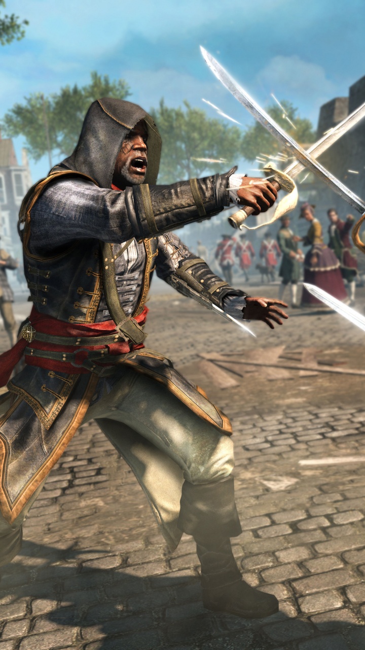 Assassins Creed Rogue, Assassins Creed Brotherhood, Ubisoft, Jeu Pc, Bataille. Wallpaper in 720x1280 Resolution