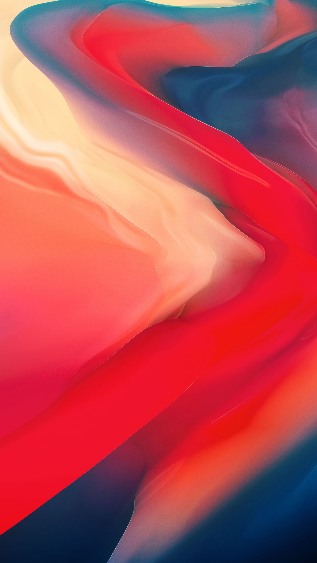 OnePlus 6, OnePlus 6T, Android, la Pureté de la Couleur, Red. Wallpaper in 1080x1920 Resolution
