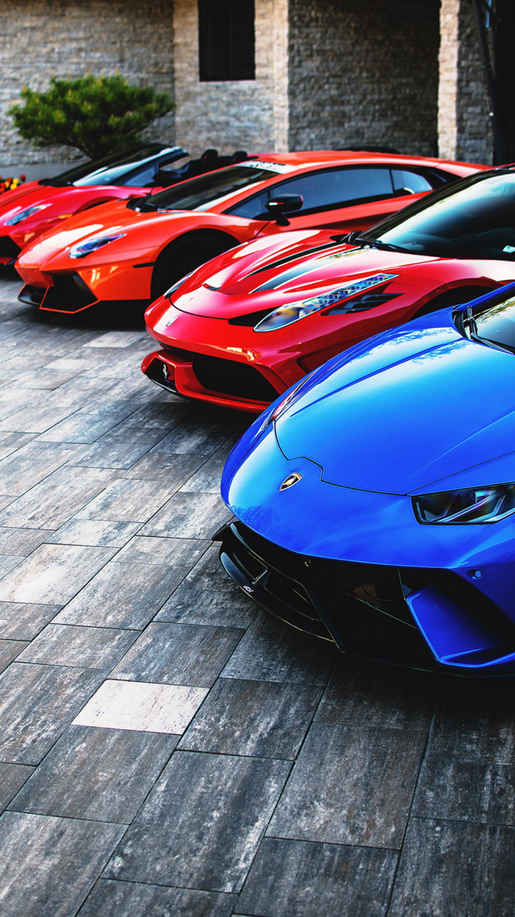 Luxusauto, Lamborghini Aventador, Car, Supercar, Lamborghini. Wallpaper in 750x1334 Resolution