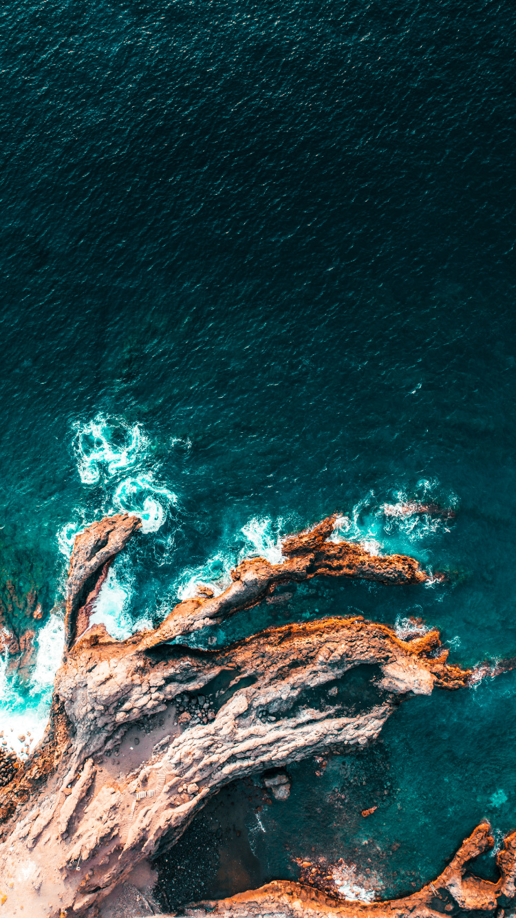 Sea, Water, World, Azure, Natural Landscape. Wallpaper in 750x1334 Resolution