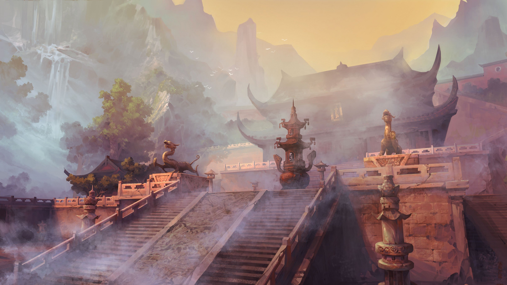 Personas Sentadas en un Banco de Madera Marrón Cerca de Árboles Verdes Durante el Día. Wallpaper in 1920x1080 Resolution