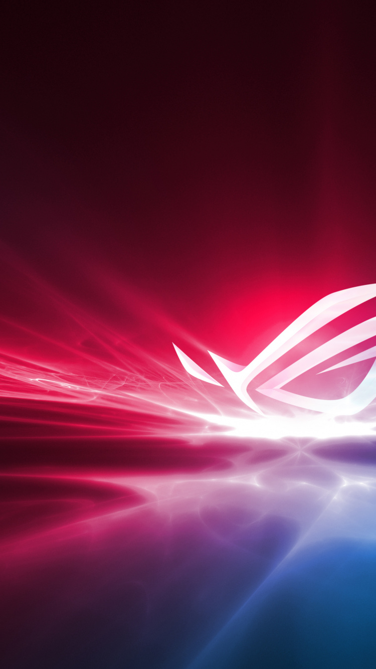 Asus, Diseño Gráfico, Neon, Arte Fractal, Serie ROG STRIX. Wallpaper in 750x1334 Resolution