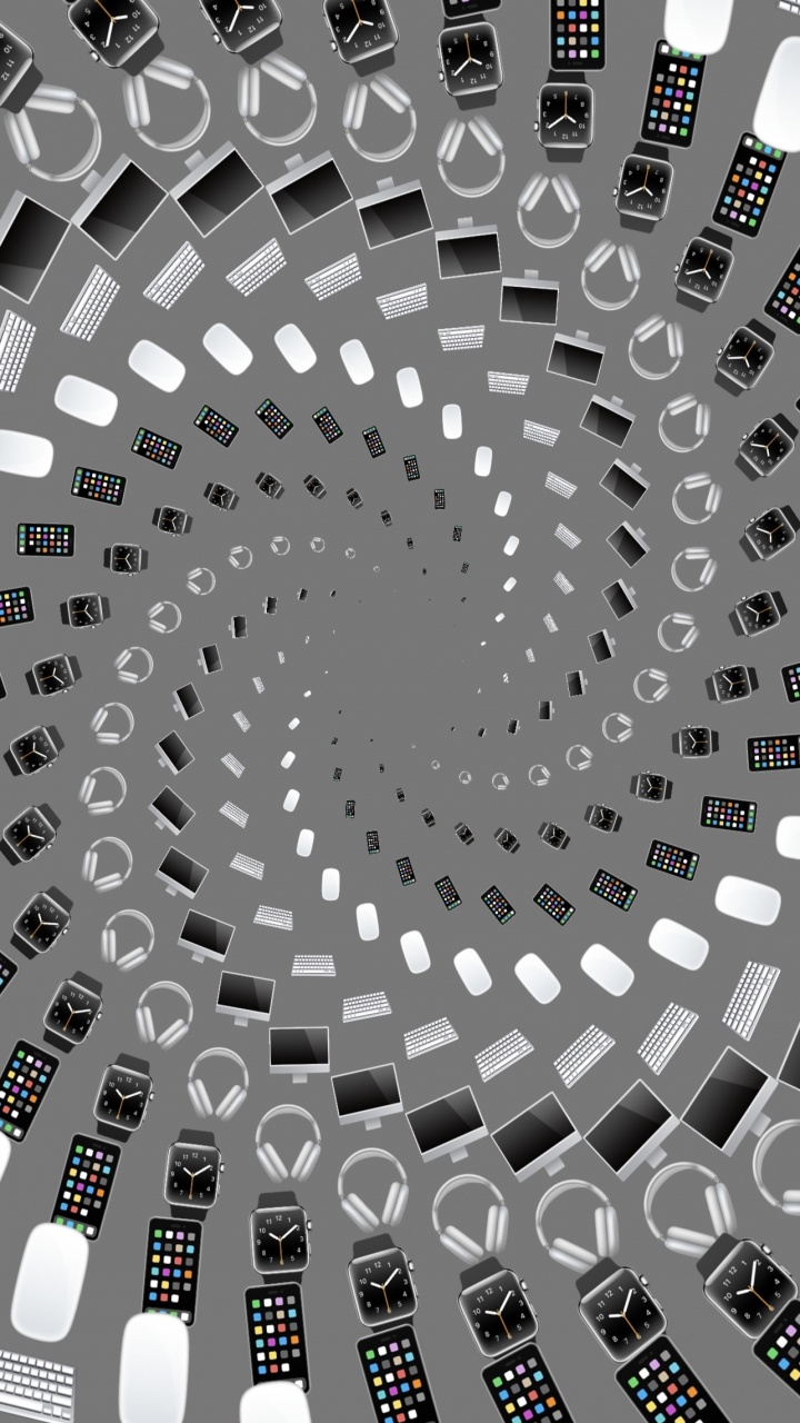 Patrón, Arte, Material Propiedad, Monocromo, Circulo. Wallpaper in 720x1280 Resolution