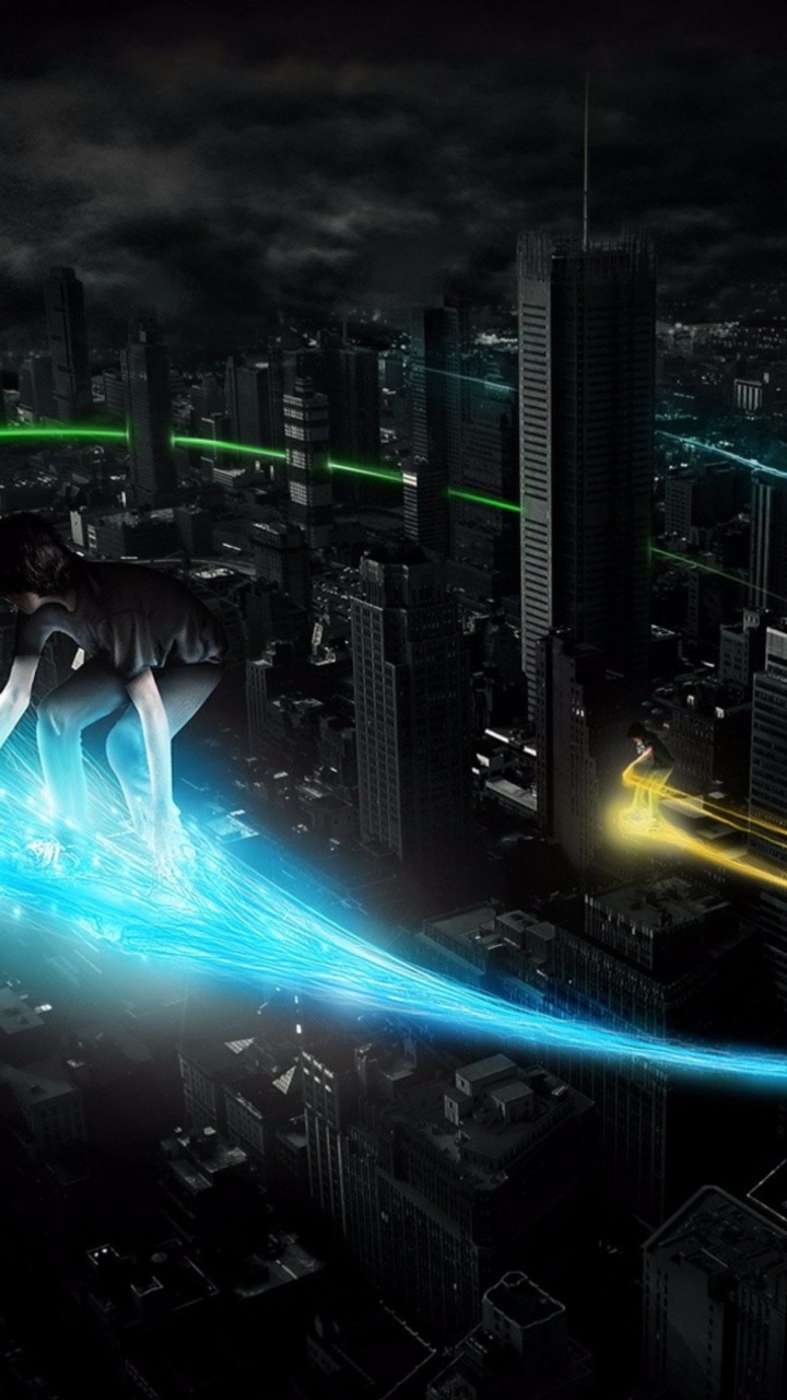 光, 图形设计, 空间, 午夜, 手持设备 壁纸 720x1280 允许