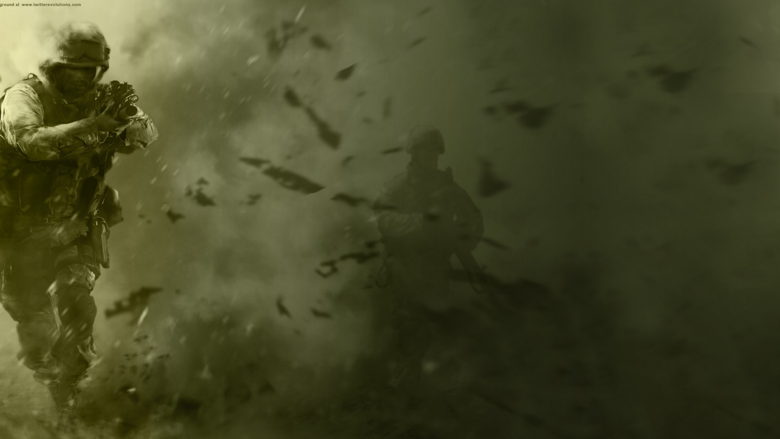 Atmosphäre, Call of Duty Modern Warfare 2, First-person-shooter, Call of Duty Black Ops Ii, Gelände. Wallpaper in 2560x1440 Resolution