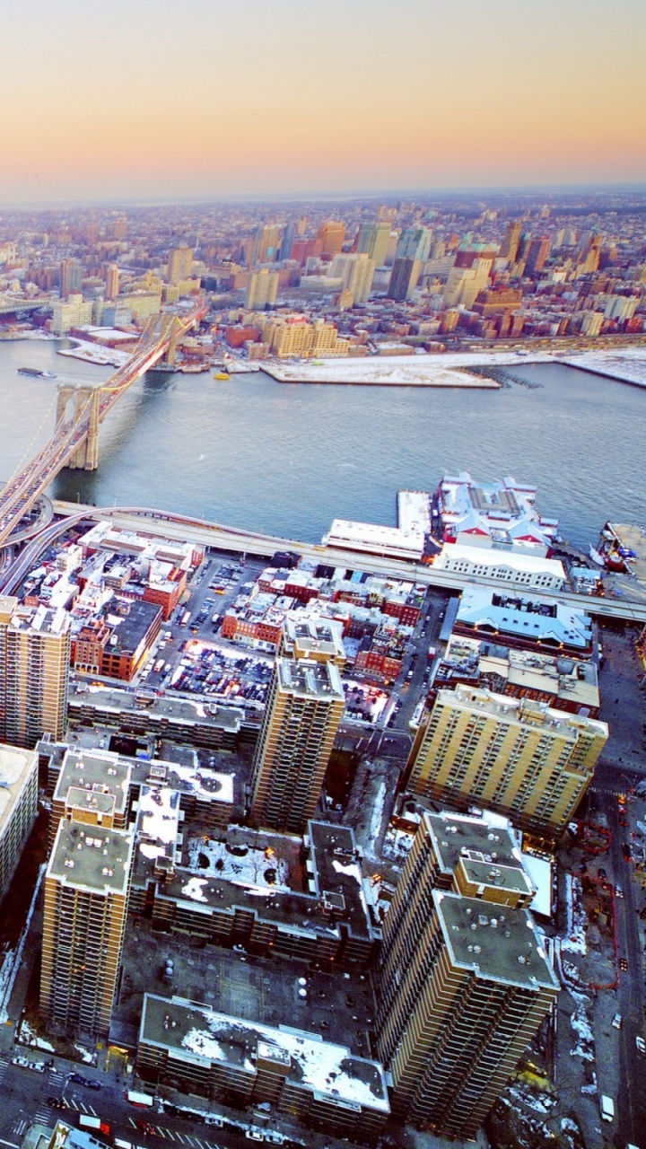 Aerial View of City Buildings During Daytime. Wallpaper in 720x1280 Resolution