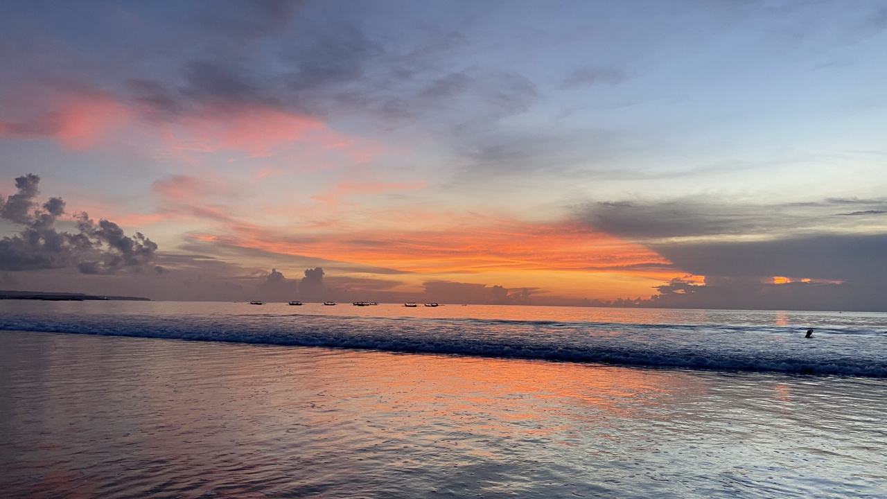 Horizon, Water, Fluid, Liquid, Cloud. Wallpaper in 1280x720 Resolution