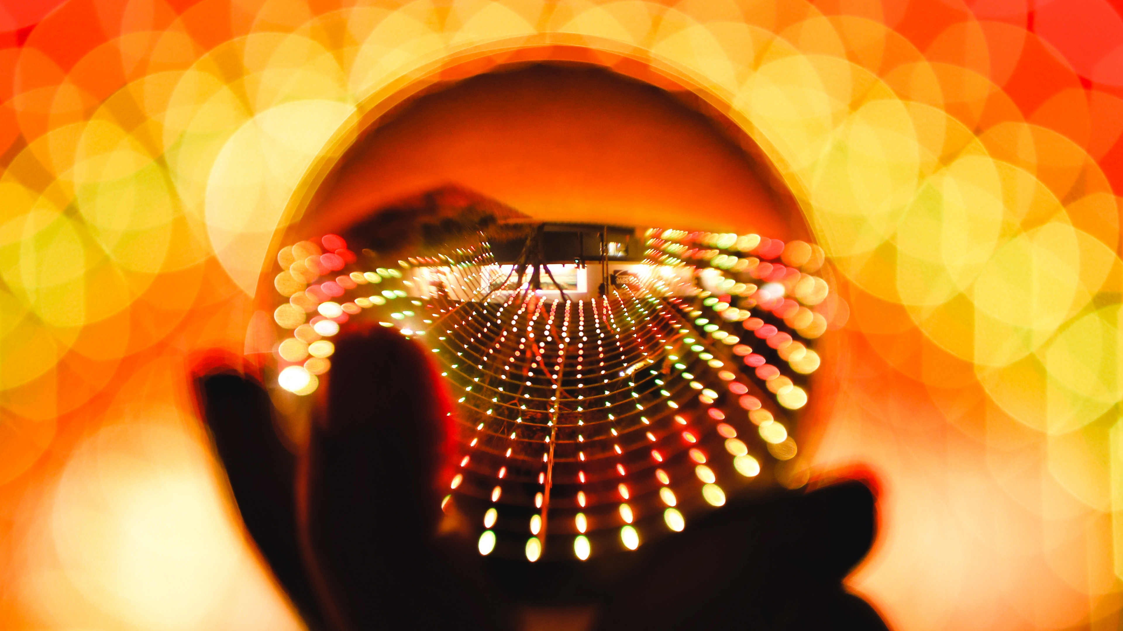 Person Holding a Clear Glass Ball. Wallpaper in 3840x2160 Resolution