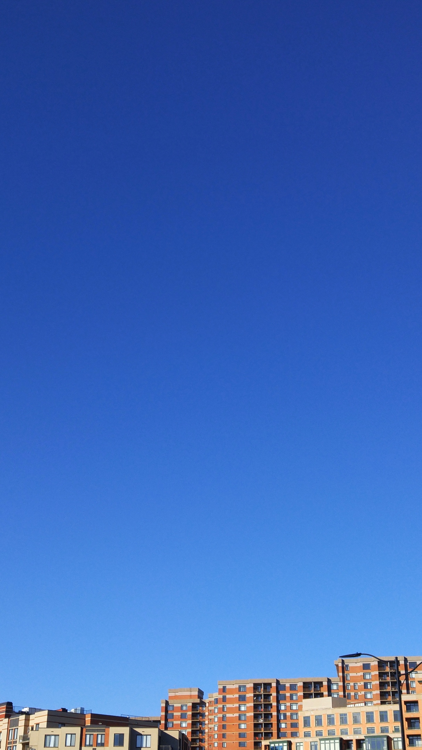 City Blue Sky, City, Cityscape, Blue, Rectangle. Wallpaper in 1440x2560 Resolution