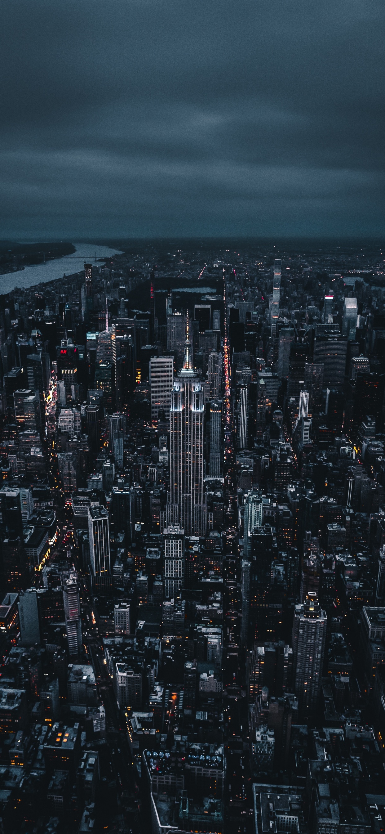 New York, Empire State Building, Gebäude, Atmosphäre, Wolkenkratzer. Wallpaper in 1242x2688 Resolution