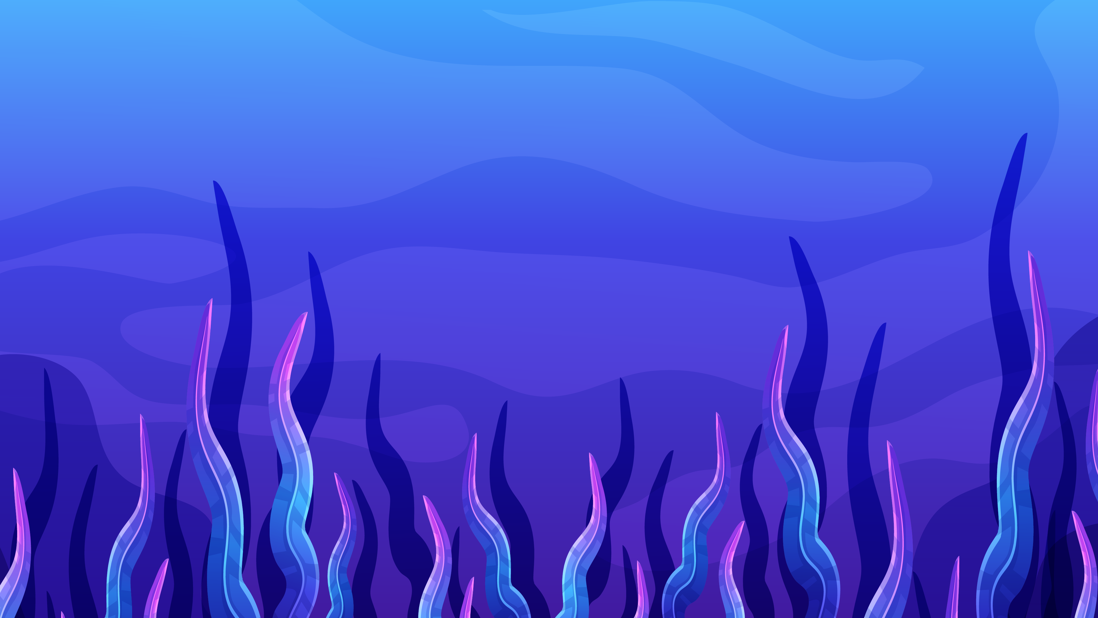 紫色的, Azure, 植被, 紫罗兰色, 草 壁纸 3840x2160 允许