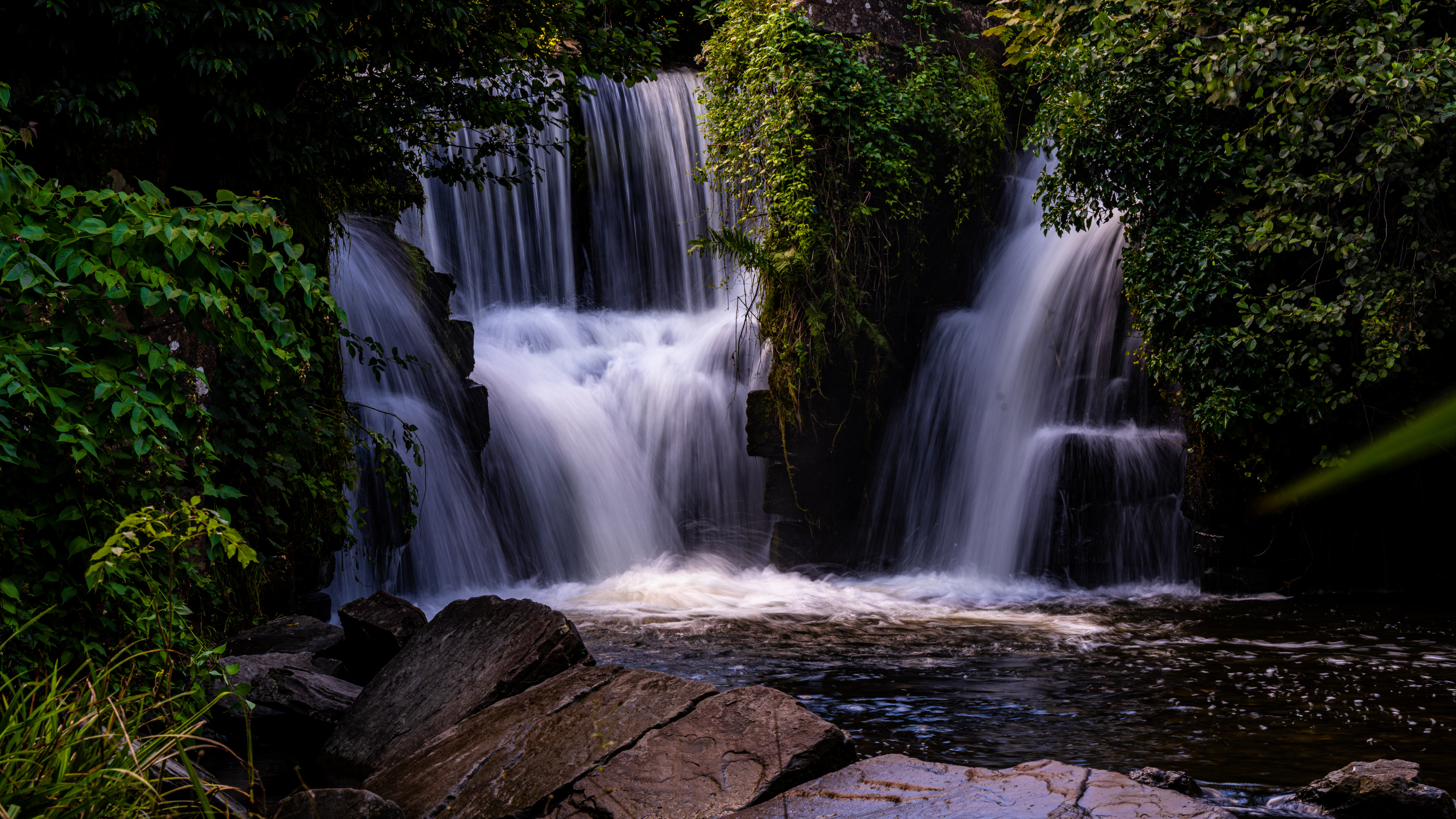 Cascade, Nature, Eau, Rivière, Paysage Naturel. Wallpaper in 3840x2160 Resolution