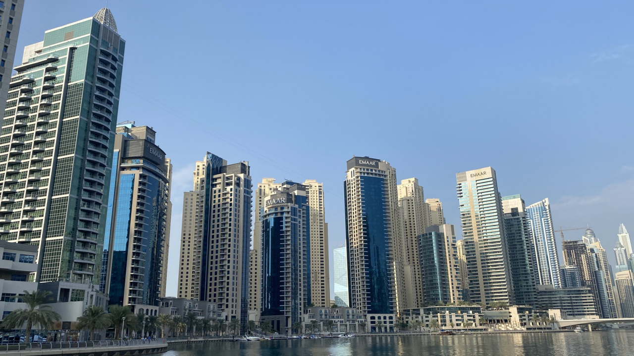 Dubai, Torre de Bloques, Condominio, Urbe, Propiedad. Wallpaper in 1280x720 Resolution