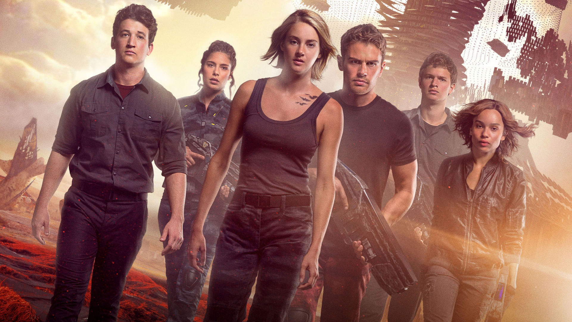 3 Hommes et 2 Femmes Debout Sur le Tapis Rouge. Wallpaper in 1920x1080 Resolution