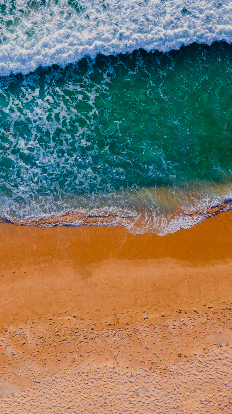Drone de Plage, Plage, DJI Mavic 2 Pro, DJI Spark, DJI. Wallpaper in 750x1334 Resolution