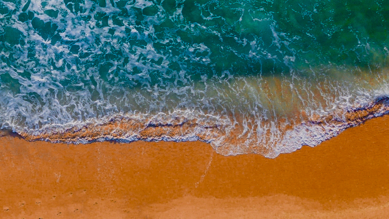 Drone de Playa, Playa, DJI Mavic 2 Pro, DJI Spark, DJI. Wallpaper in 1280x720 Resolution