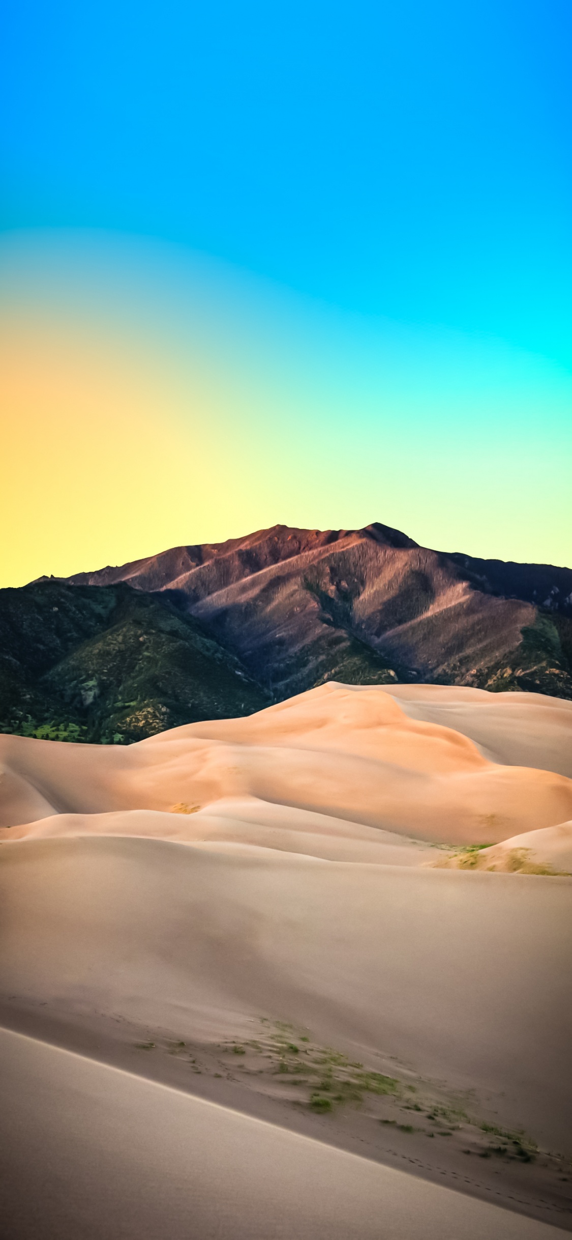 Atmosphere, Cloud, Natural Environment, Natural Landscape, Slope. Wallpaper in 1125x2436 Resolution