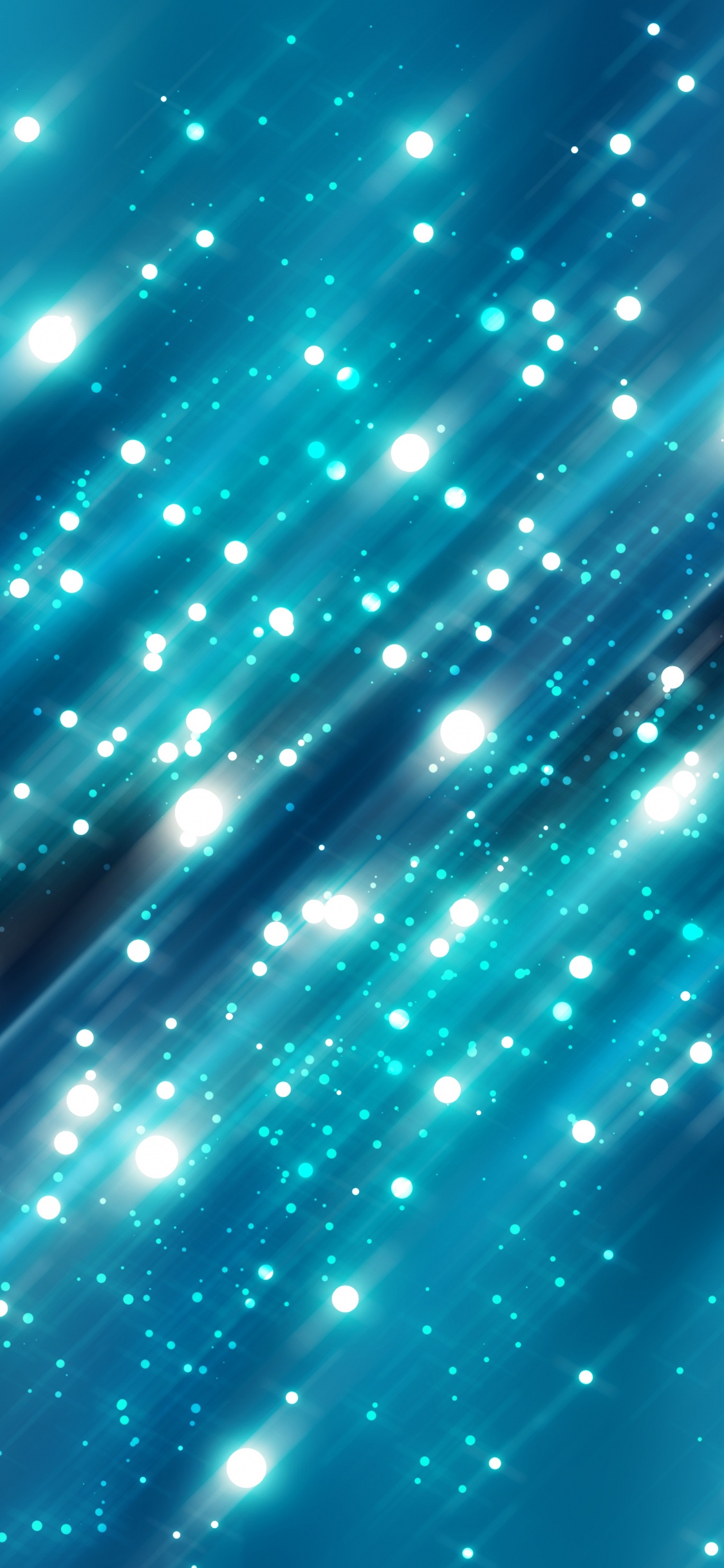 Blue and White Light Digital Wallpaper. Wallpaper in 1125x2436 Resolution