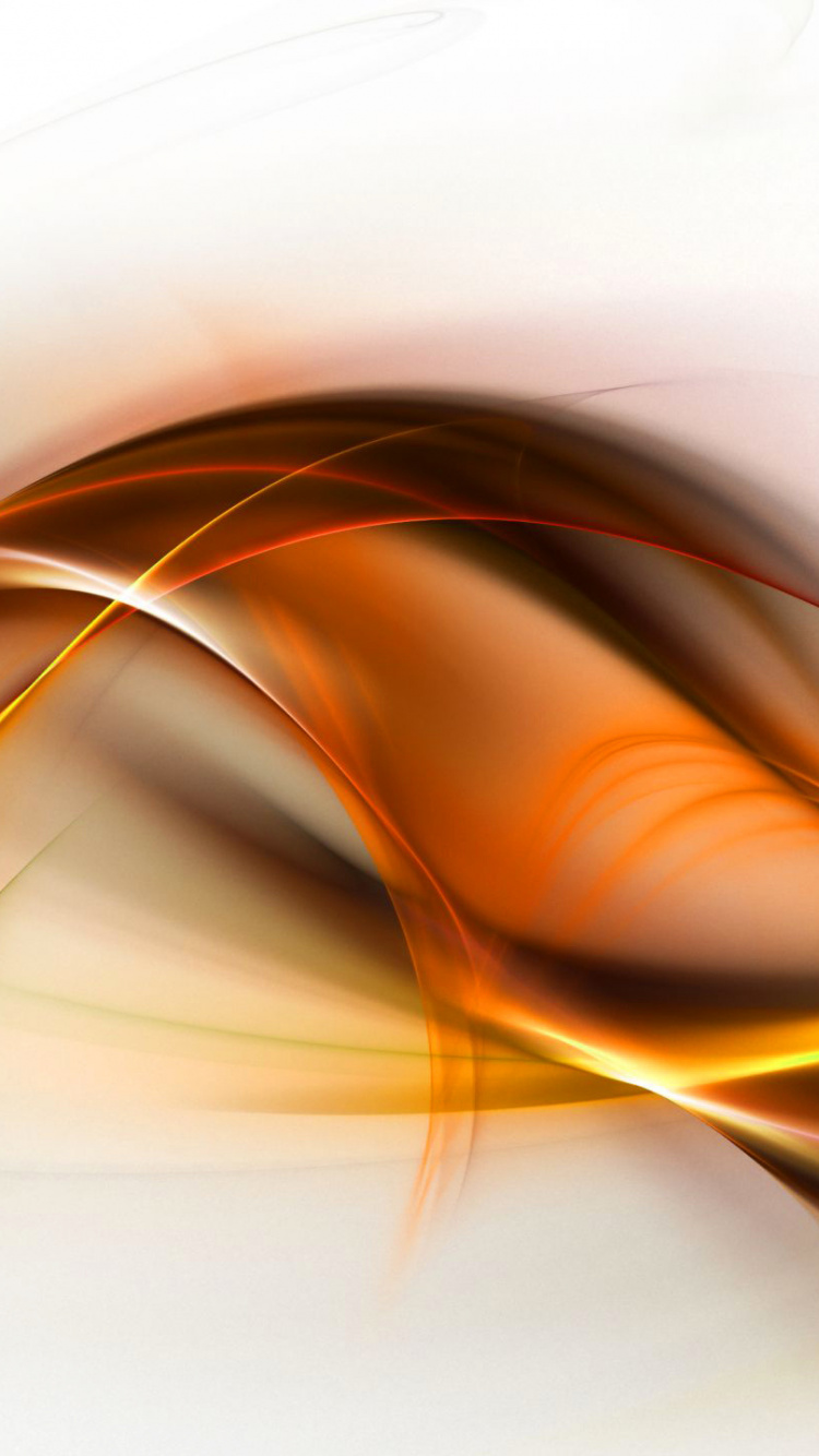 Pintura Abstracta Marrón y Blanca. Wallpaper in 750x1334 Resolution