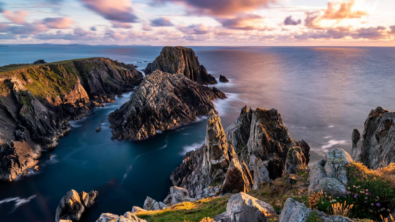 Malin Head, Malin, Nature, Body of Water, Natural Landscape. Wallpaper in 1280x720 Resolution
