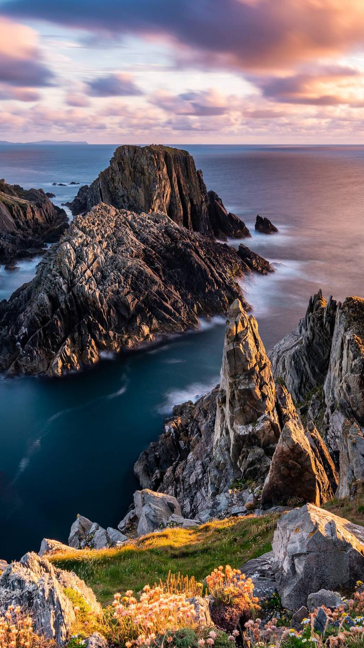 Malin Head, Malin, Nature, Body of Water, Natural Landscape. Wallpaper in 750x1334 Resolution