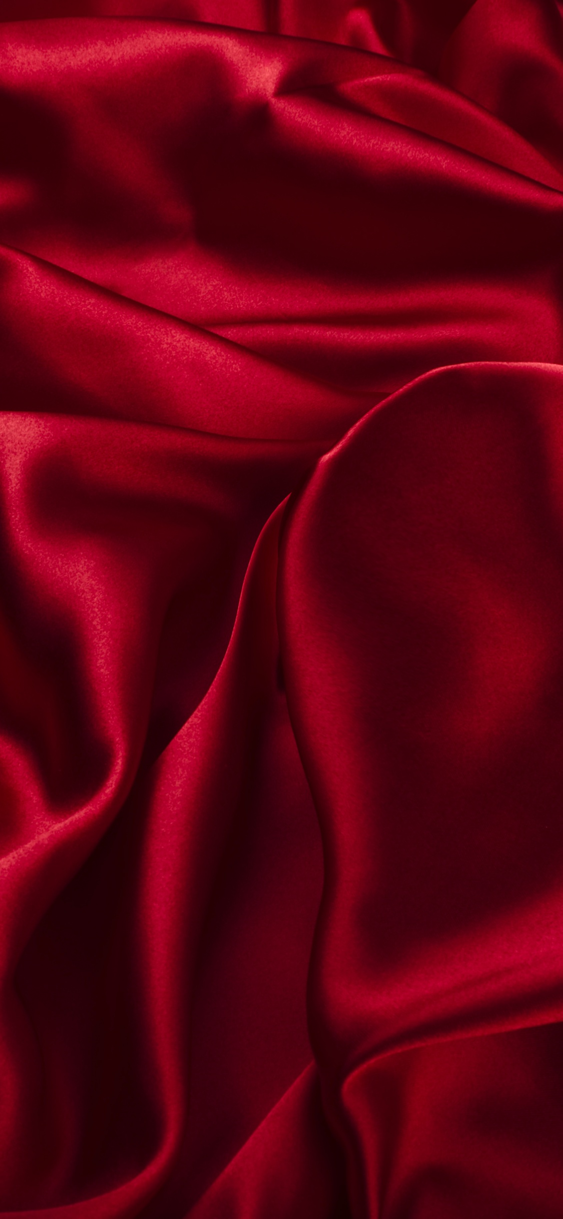 Rotes Textil Auf Weißem Textil. Wallpaper in 1125x2436 Resolution