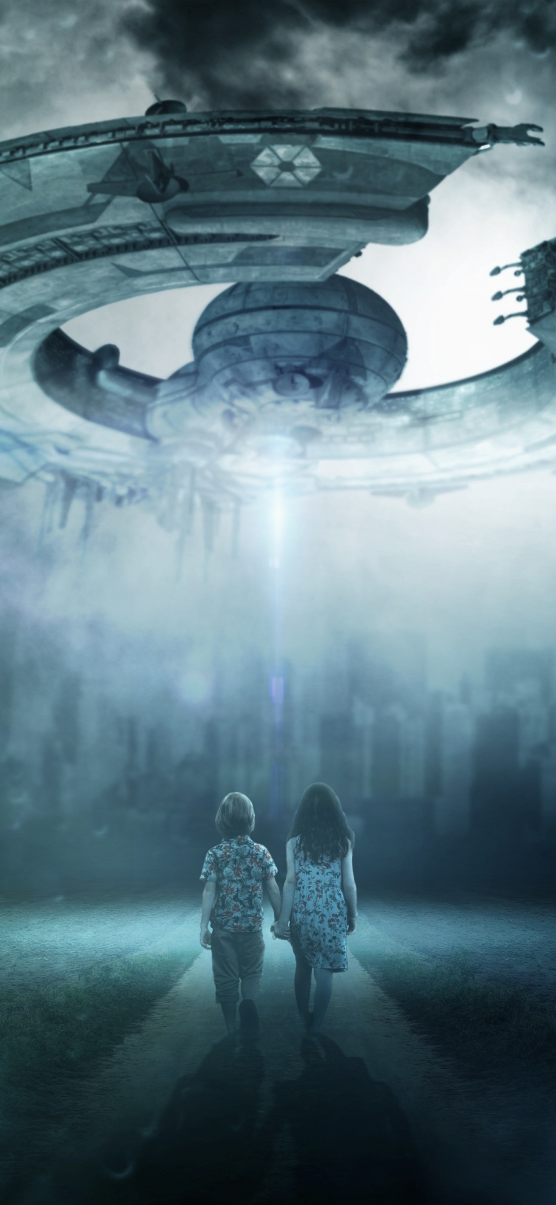 L'homme en Veste Noire Debout Sur Tunnel. Wallpaper in 1125x2436 Resolution