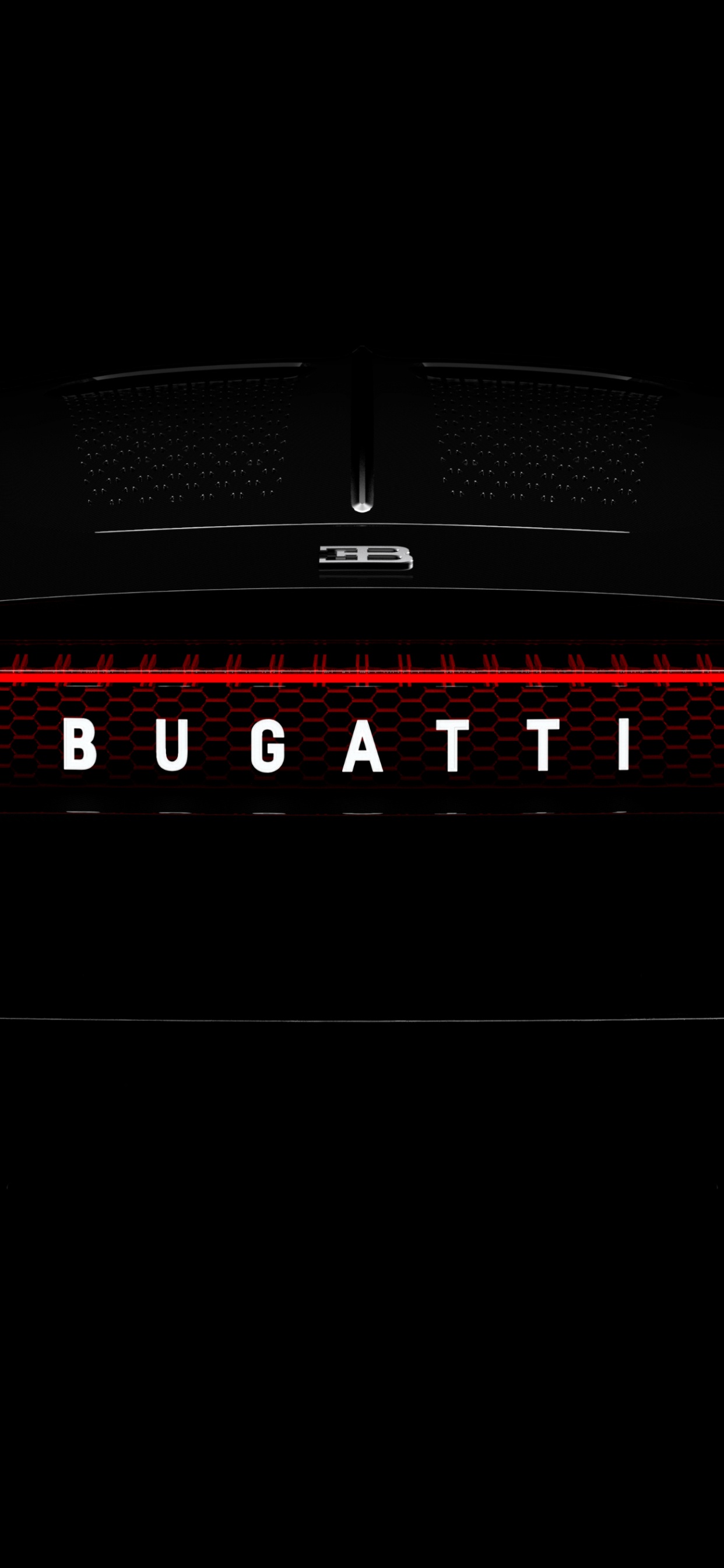 Black and Red Guitar Effect. Wallpaper in 1242x2688 Resolution