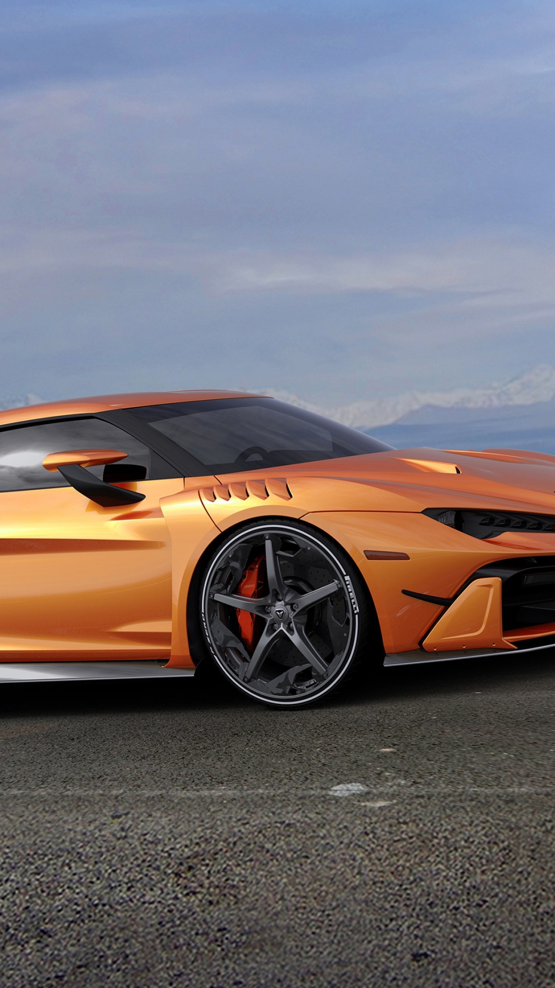 Llantas Italdesign Zerouno, Italdesign Zerouno, Italdesign Giugiaro, Italdesign, Coche. Wallpaper in 1080x1920 Resolution