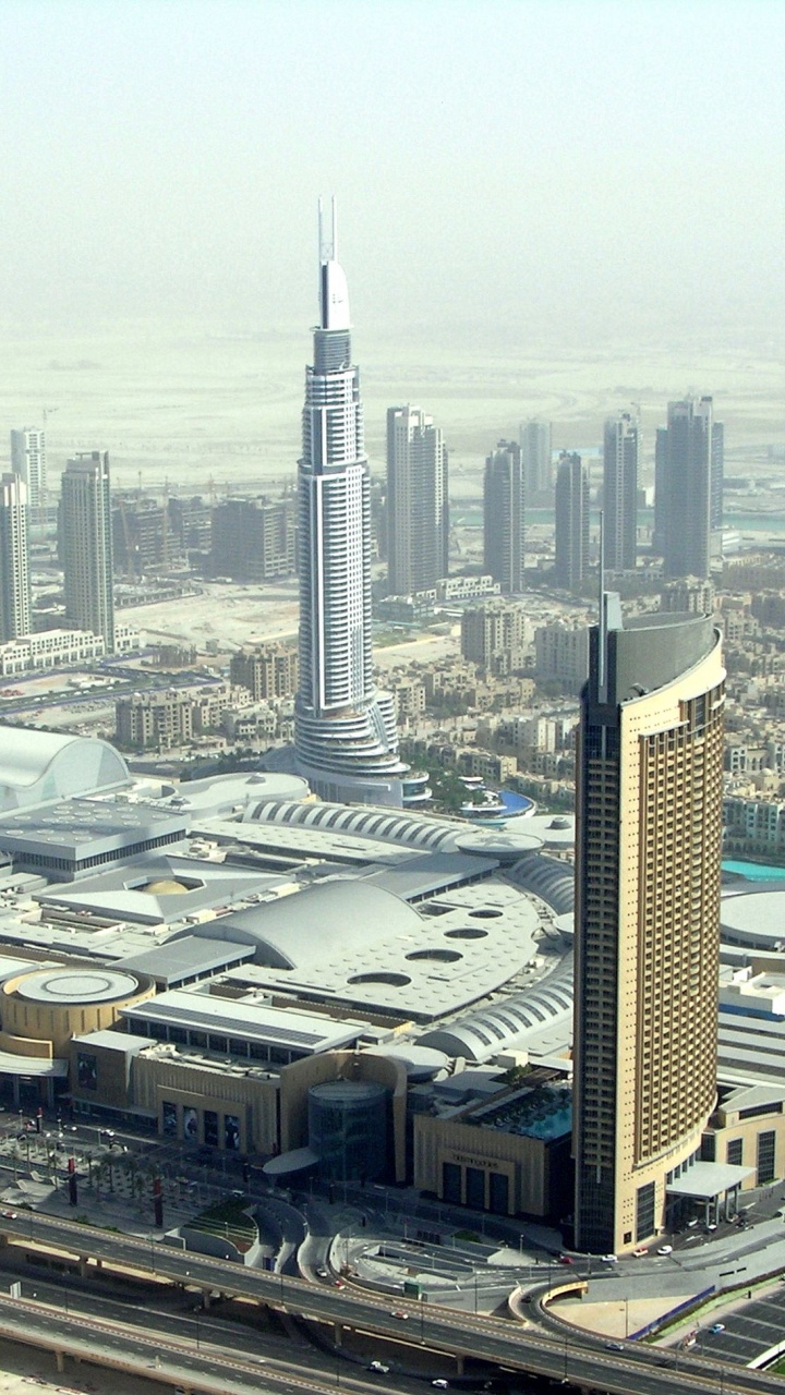 迪拜购物中心, 城市景观, 城市, 大都会, 塔块 壁纸 720x1280 允许