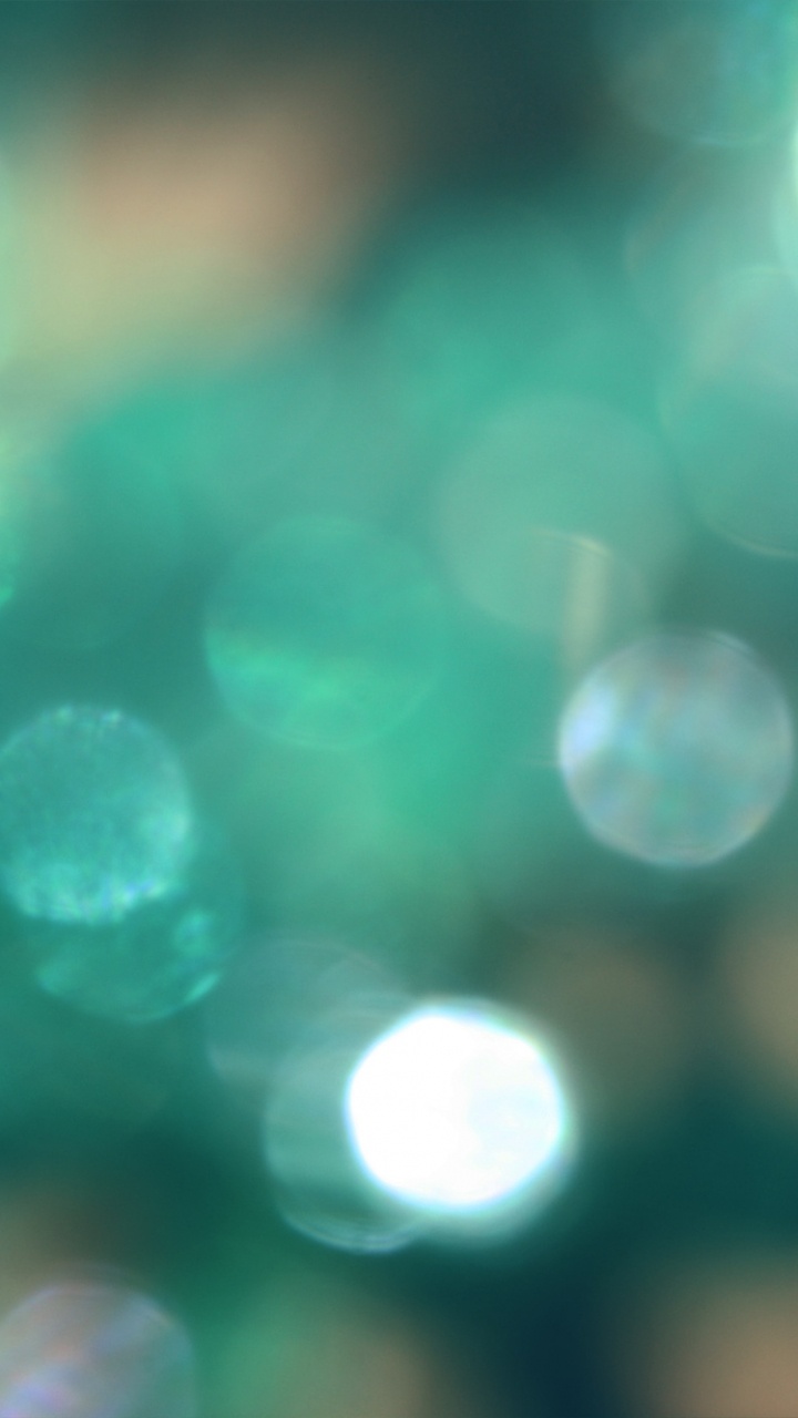 Lumières Bokeh Vertes et Blanches. Wallpaper in 720x1280 Resolution