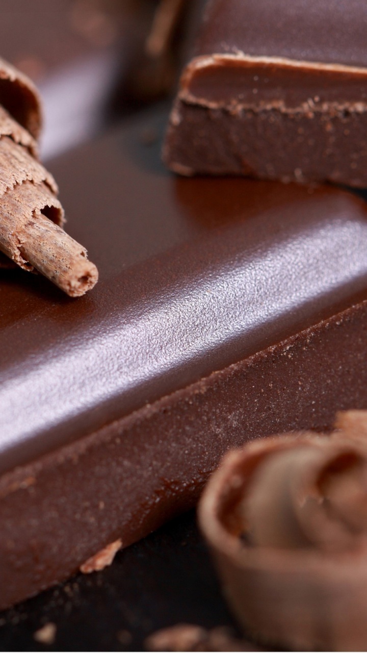 Barra de Chocolate, Chocolate, Chocolate Crudo, Leche, Helado. Wallpaper in 720x1280 Resolution