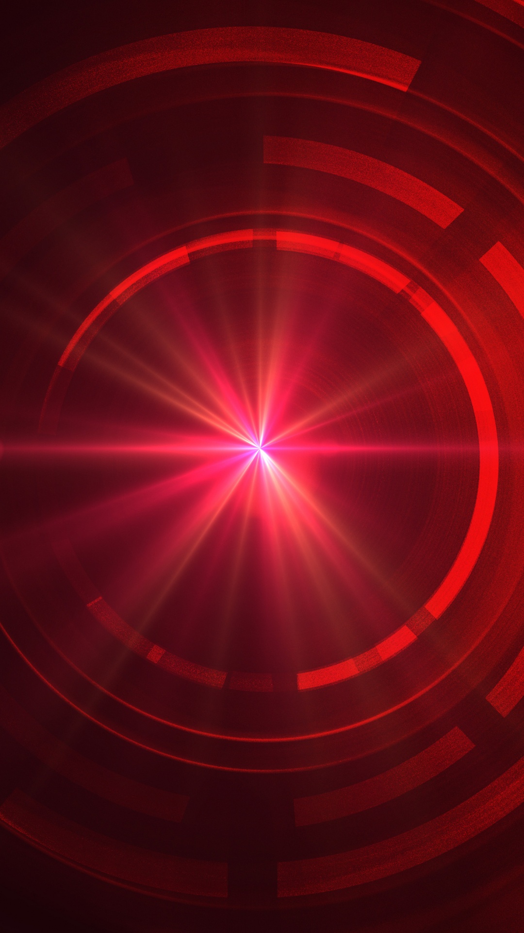 Red and Black Round Illustration. Wallpaper in 1080x1920 Resolution