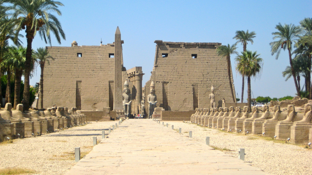 Brown Concrete Building Near Palm Trees During Daytime. Wallpaper in 1280x720 Resolution