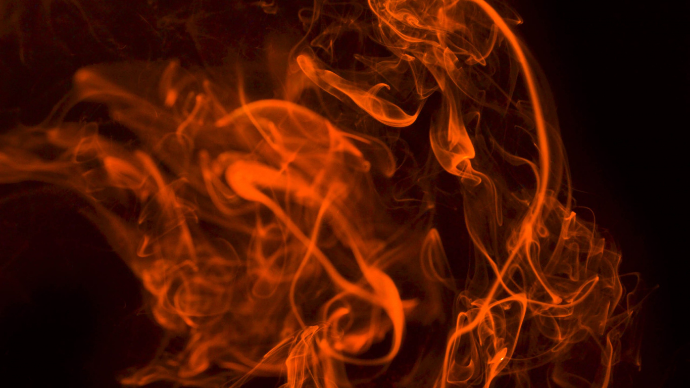 Blue and White Smoke Illustration. Wallpaper in 1366x768 Resolution