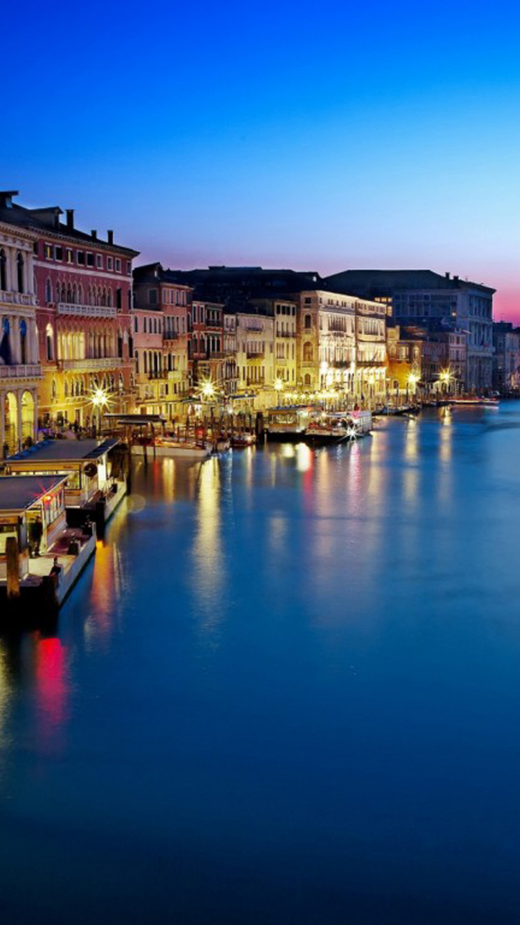 大运河, 运河, 反射, 城市, Piazza San Marco 壁纸 750x1334 允许